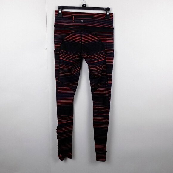Lululemon Speed tight IV Twisted Dune Size 4 Alarming Black - Picture 2 of 5
